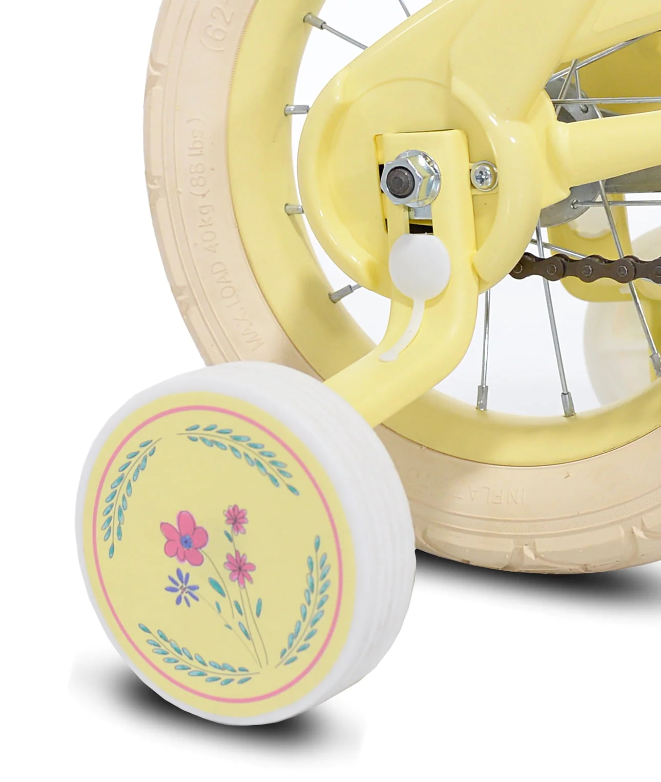 Bicycle 12-inch Girls Mila Child Bicycle, Yellow