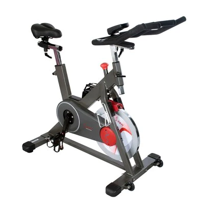 Sunny Health & Fitness Training Cycling Battery Exercise Bike - Gray