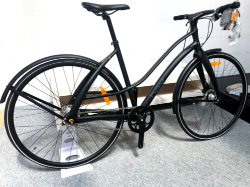 HEY BIKE 7 SPEED bicycle step through - Black- Medium - Commuter / Hybrid / City