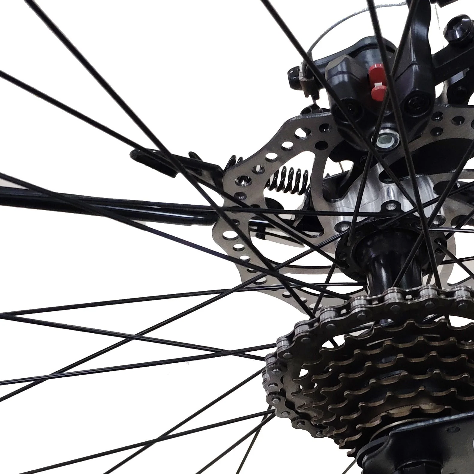 Mountain Bike for for Men and Women, 26-Inch Wheels, 21 Speed Drivetrain and Front Suspension, Dual Disc Brake and Adjustable Stem, Aluminum and Steel Frame, Youth/Adult Mountain Bike