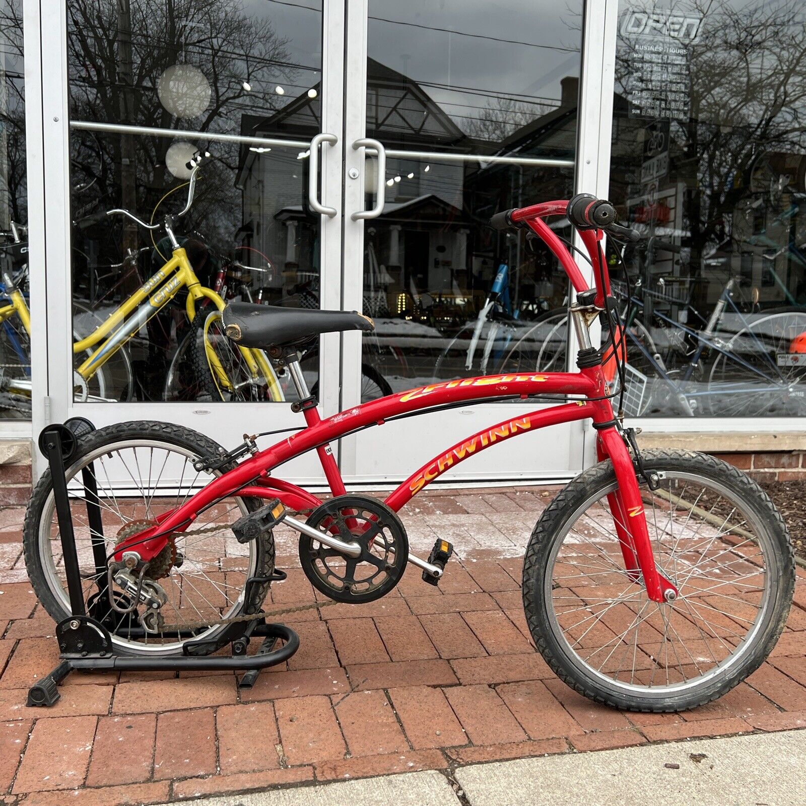 Schwinn z flight Mid Old School Bmx Bike 20” 1993 Barn Find Fresh! 1 X 6 Kids 20