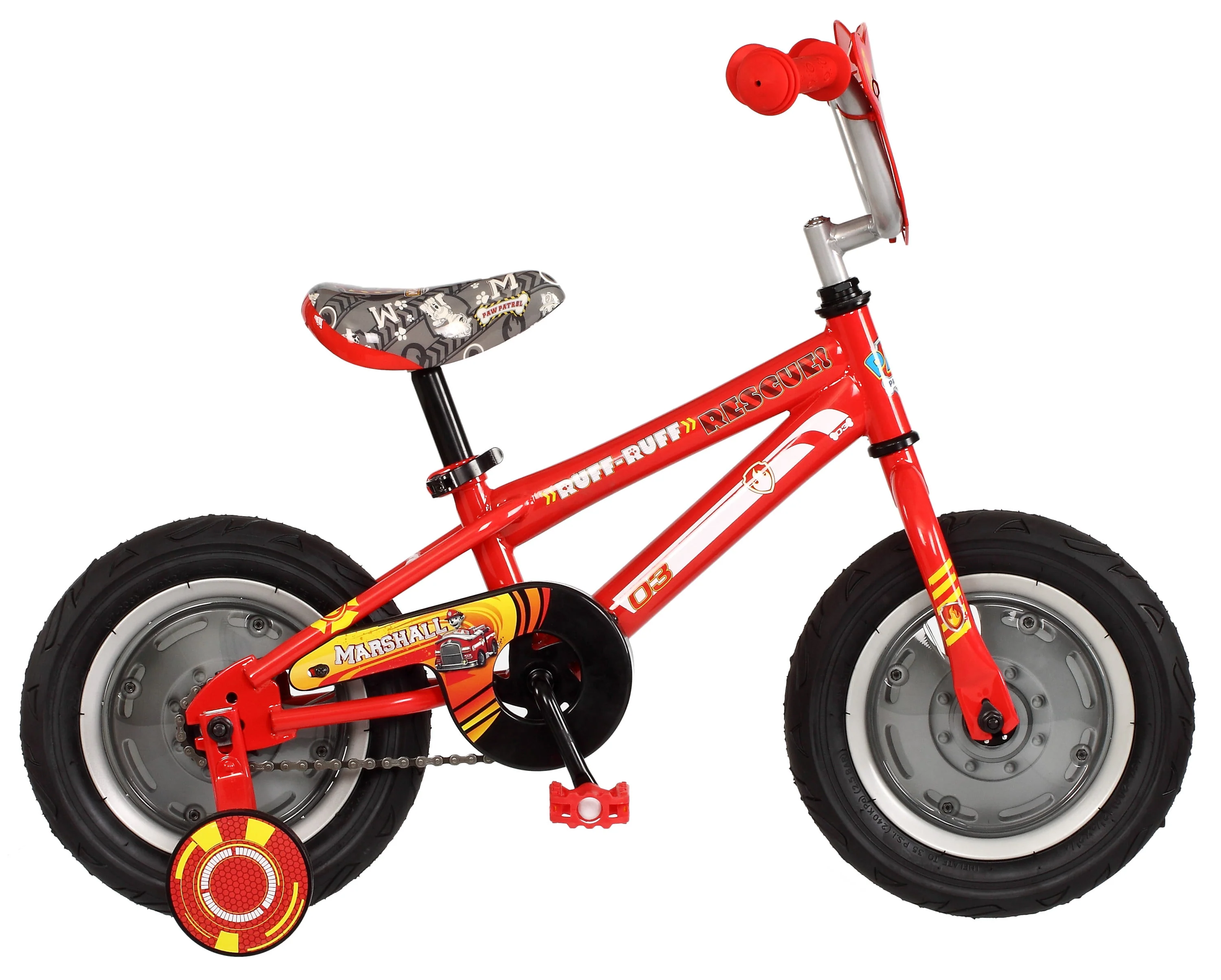 Paw Patrol Marshall 12in. Kids Bike By Schwinn, Ages 2 to 4, Red