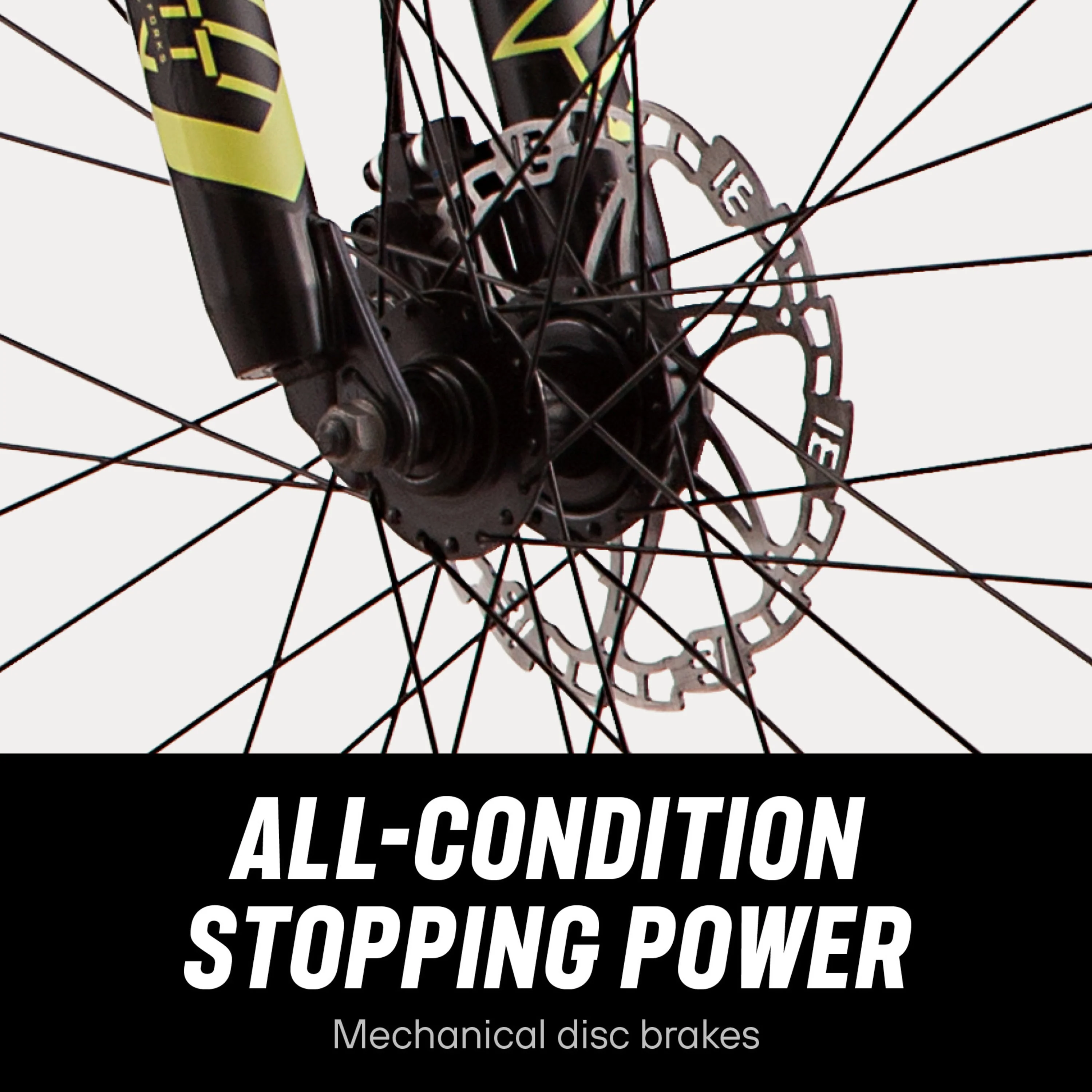 Bash Suspension mountain bike, 21 speeds, 26-inch wheels, green