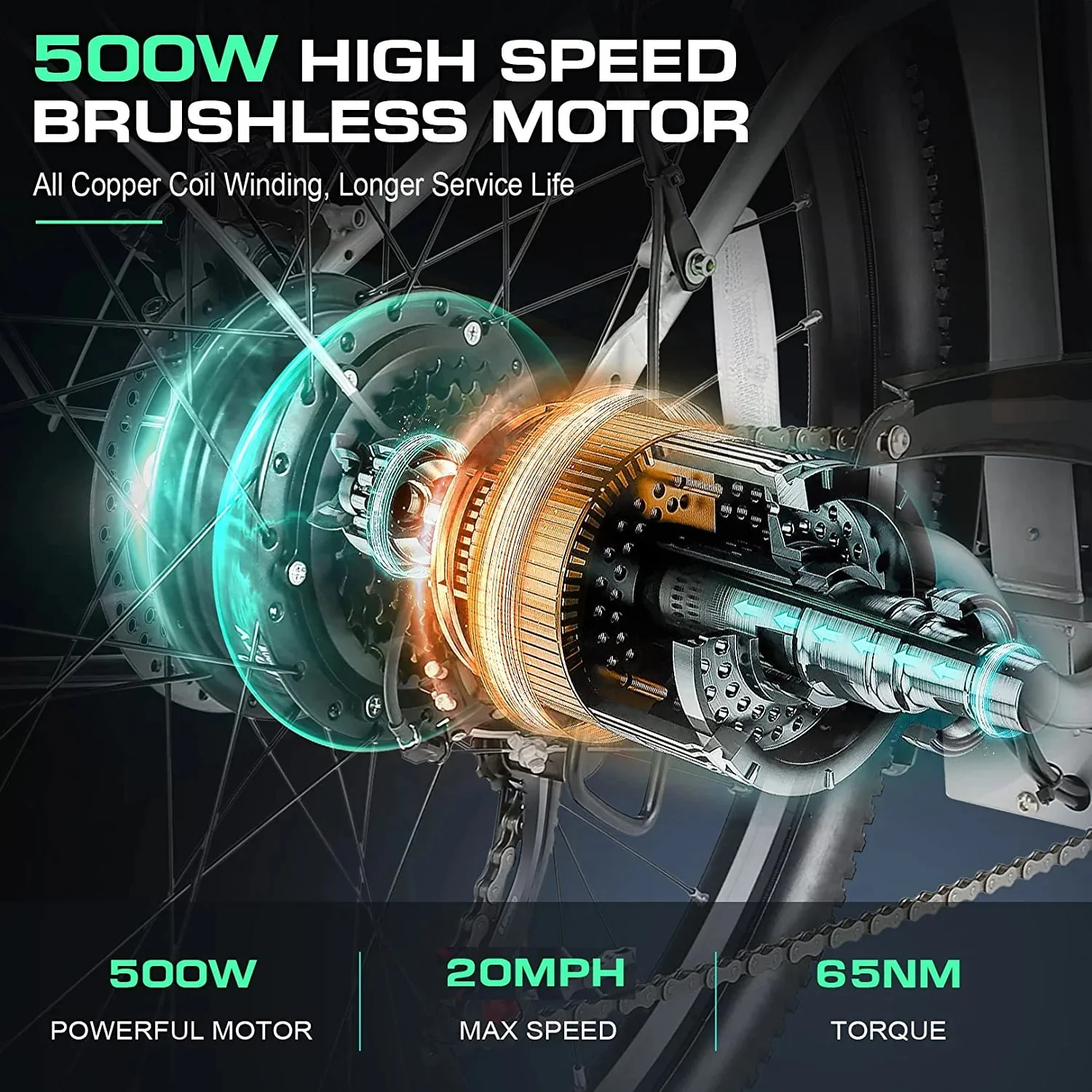 Vivi Electric Bike for Adults 26