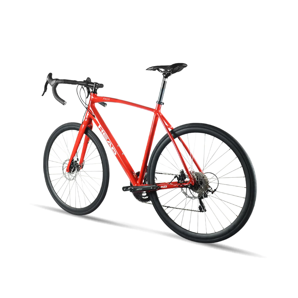 HEAD Pava L-Twoo Alloy Road Bike, 700c, Small, Red