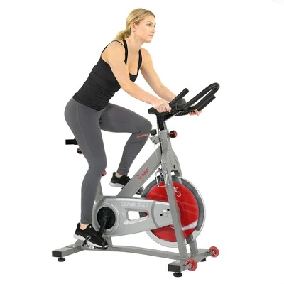 Sunny Health & Fitness Pro II Indoor Cycling Exercise Bike with Device Mount and Advanced Display