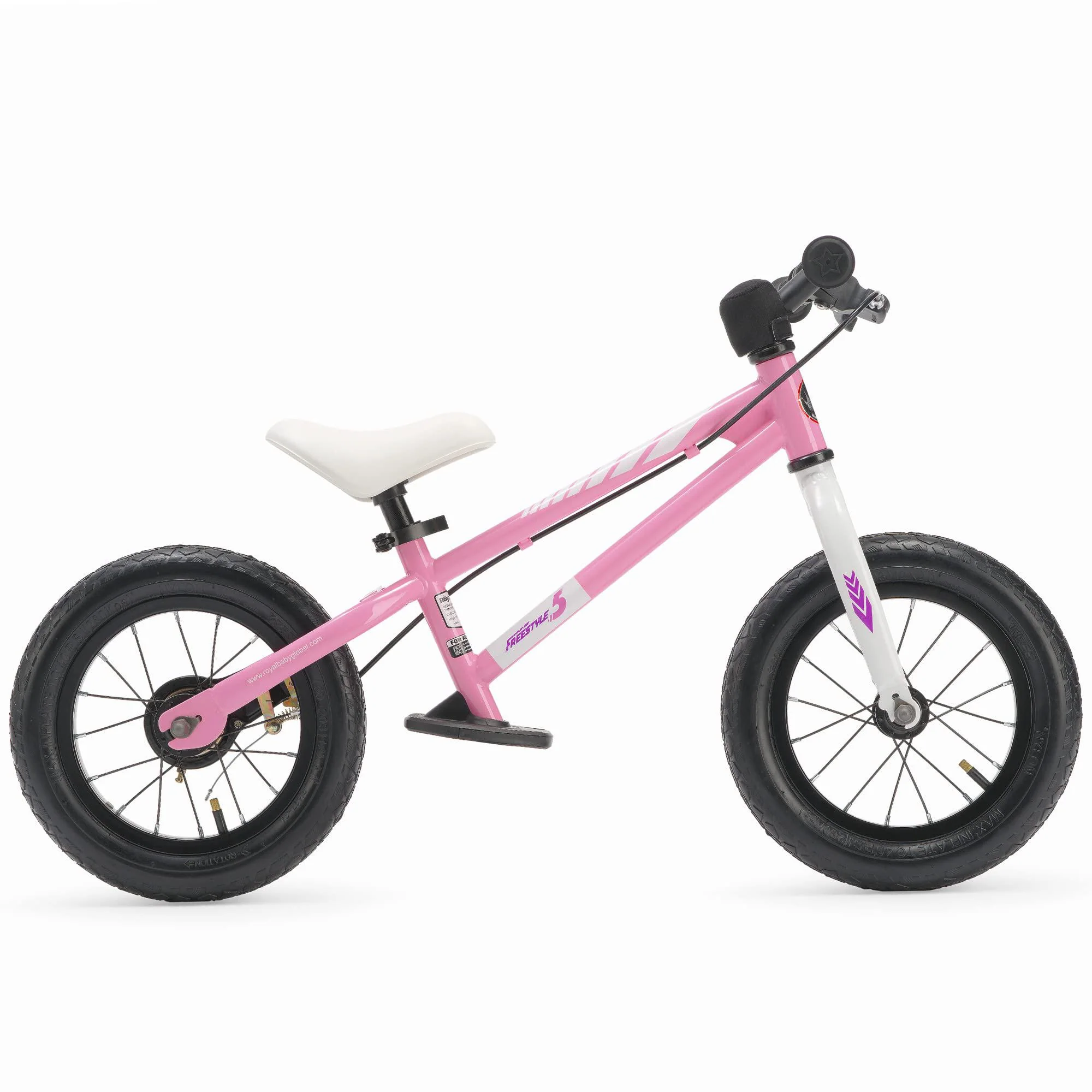 royalbaby freestyle kids balance bike toddlers learning bicycle with brake air tire childrens beginner bike for boys girls ag