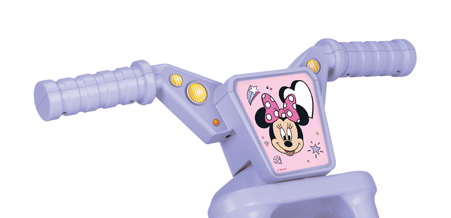 Minnie Mouse 10 inch Flywheel Tricycle Ride on with Lights and Sound Effects