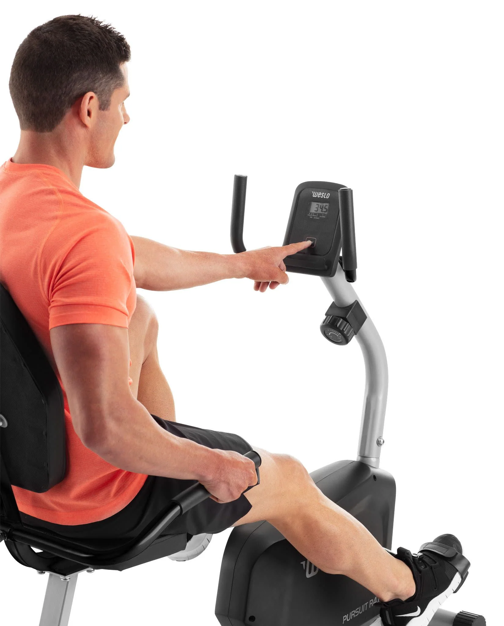 Weslo Pursuit R 4.1 Recumbent Exercise Bike with Inertia-Enhanced Flywheel