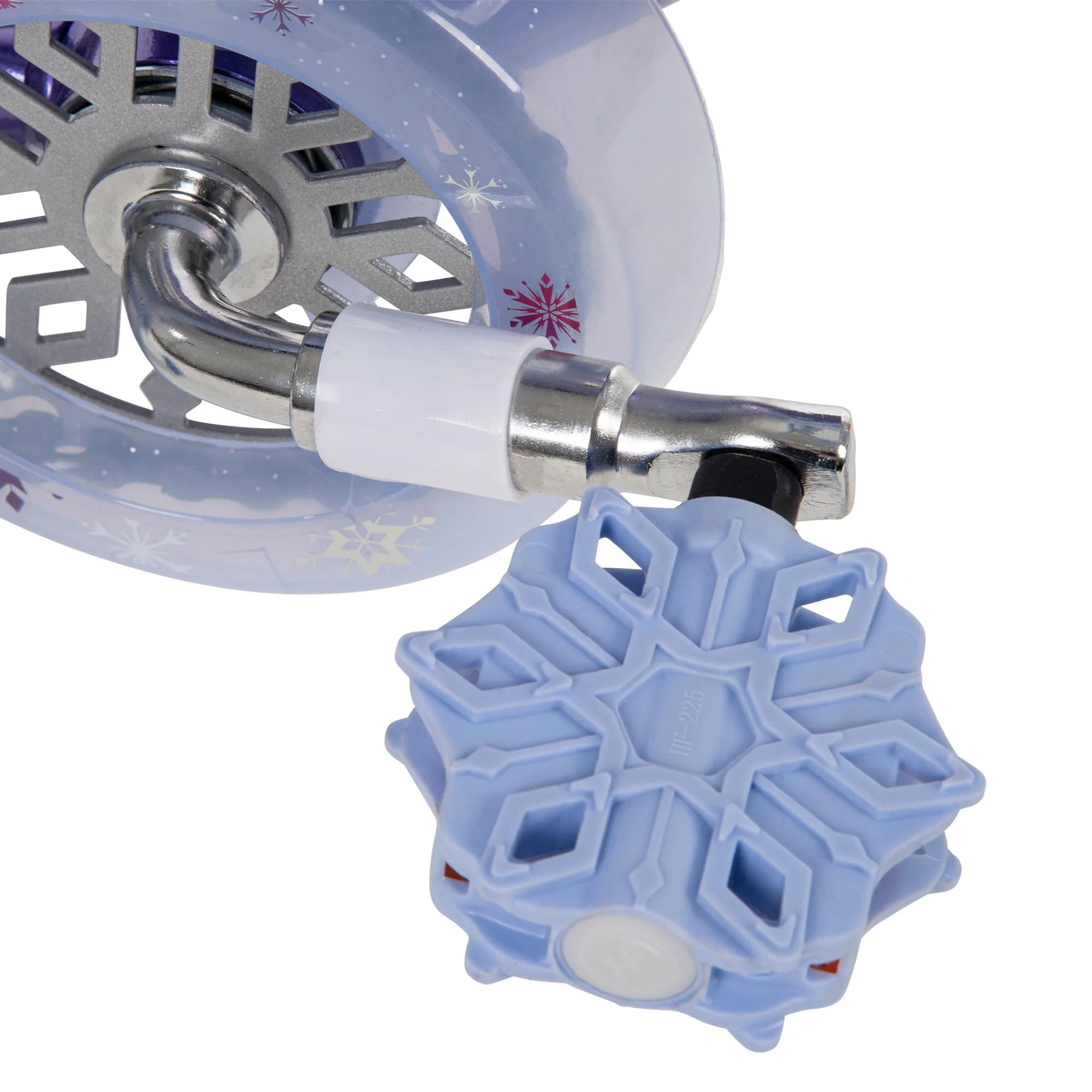 Frozen Bike with Doll Carrier Sleigh for Girl's, 12 In., White and Purple by Huffy