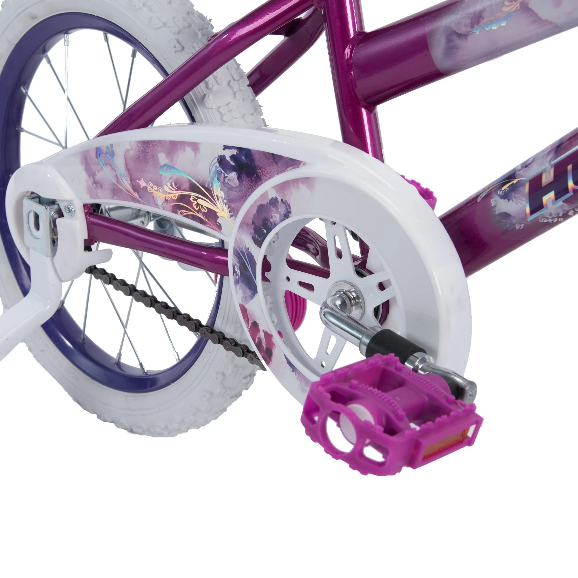 16 in. Sea Star Girl Kids Bike, Metallic Purple