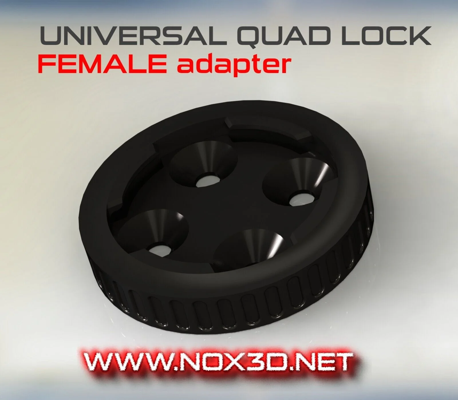 batch of quad lock universal female adapter mounting modular quadlock holder