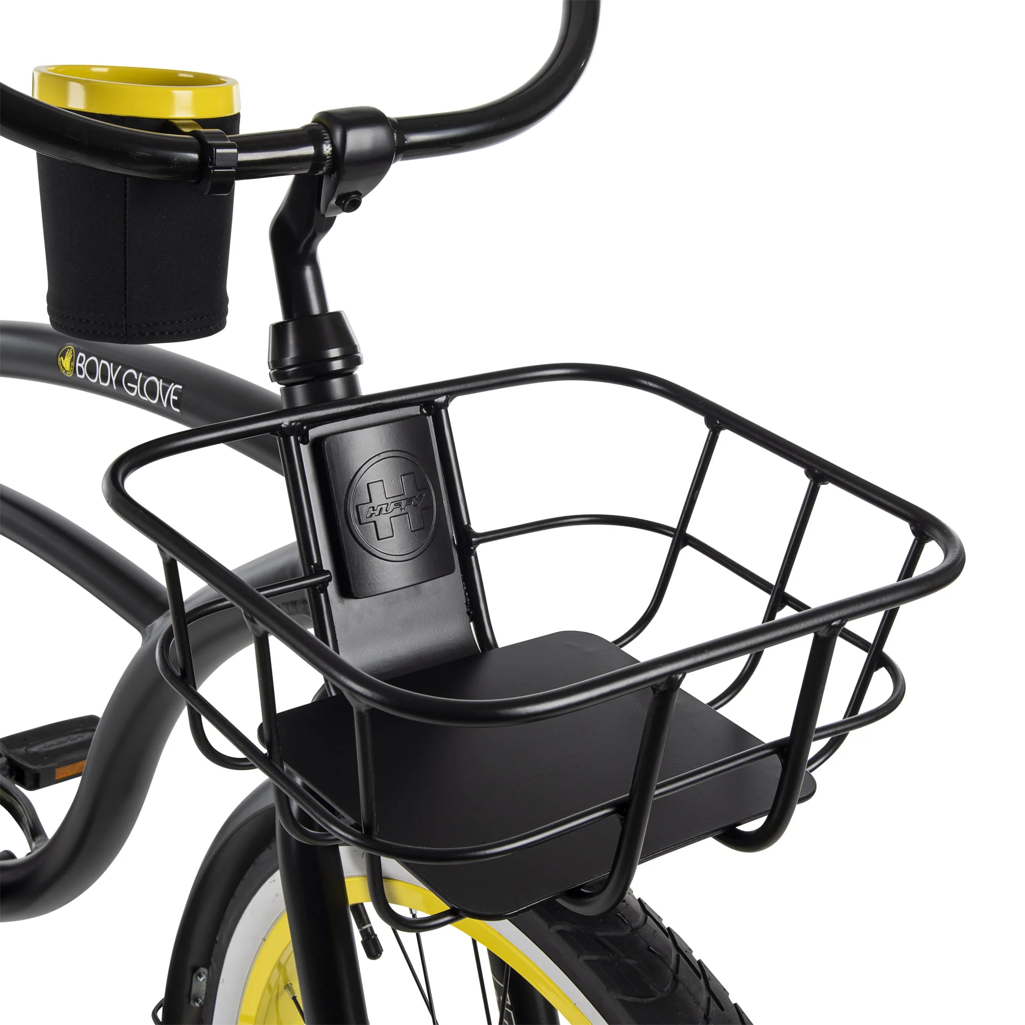 Glove 26 inch Mens Beach Cruiser Bike, Black, by Huffy