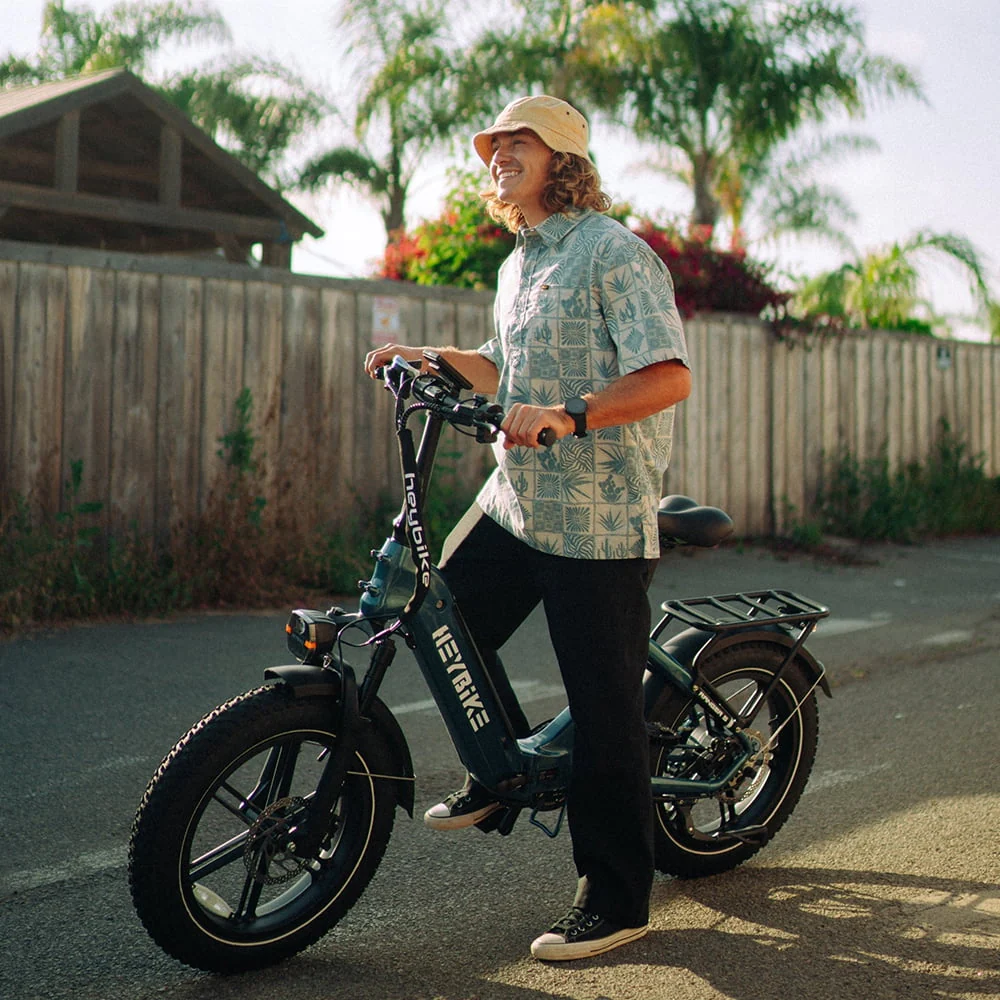 Heybike Ranger S Electric Bike for Adults, Foldable Ebike with 48V 14.4AH Removable Battery, 20