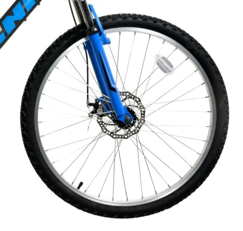 Basis Link Full Suspension Mountain Bike 26" Wheel MTB 18 Speed Shimano Grey/Blu