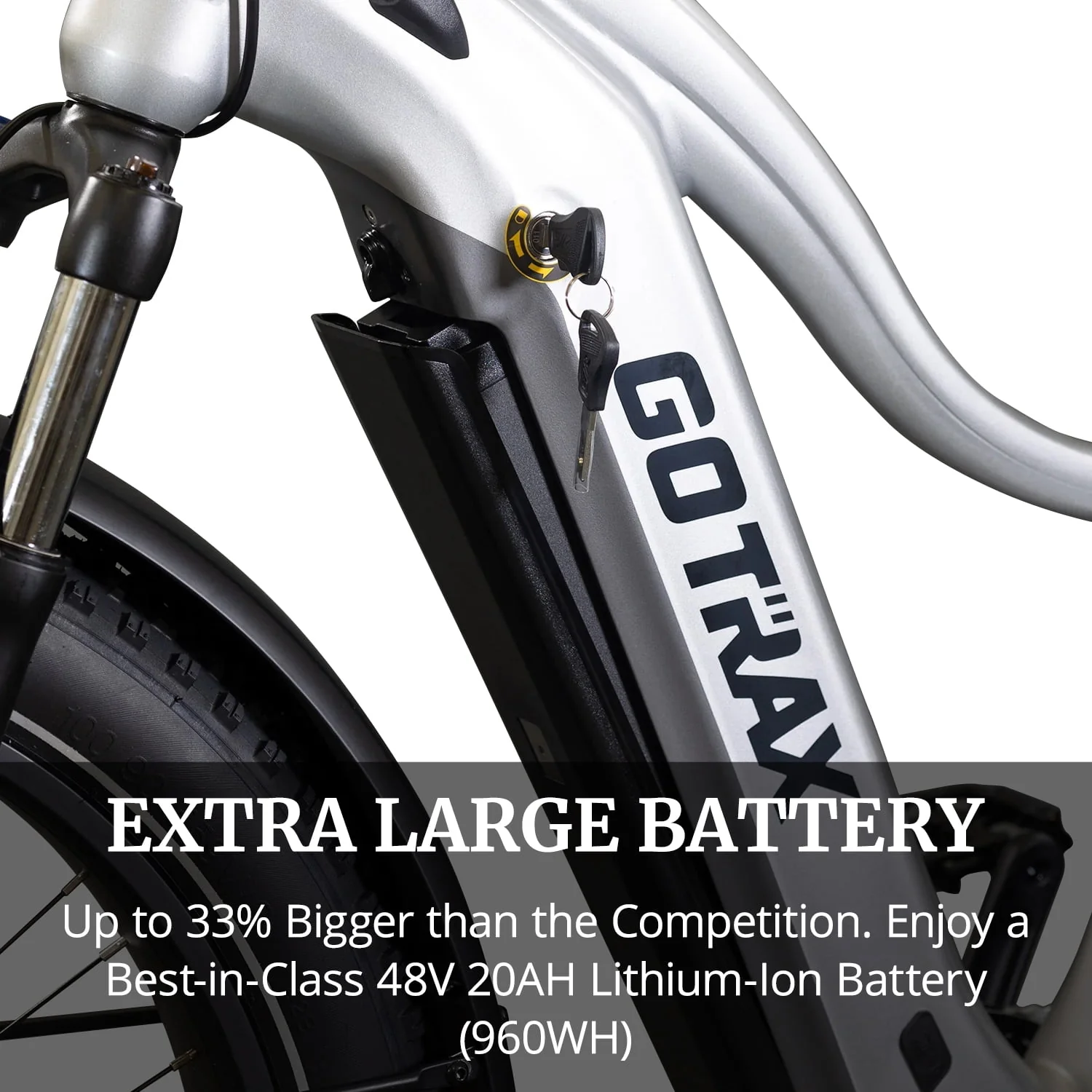 GOTRAX Tundra Electric Bike for Adults, 750W 48V 26