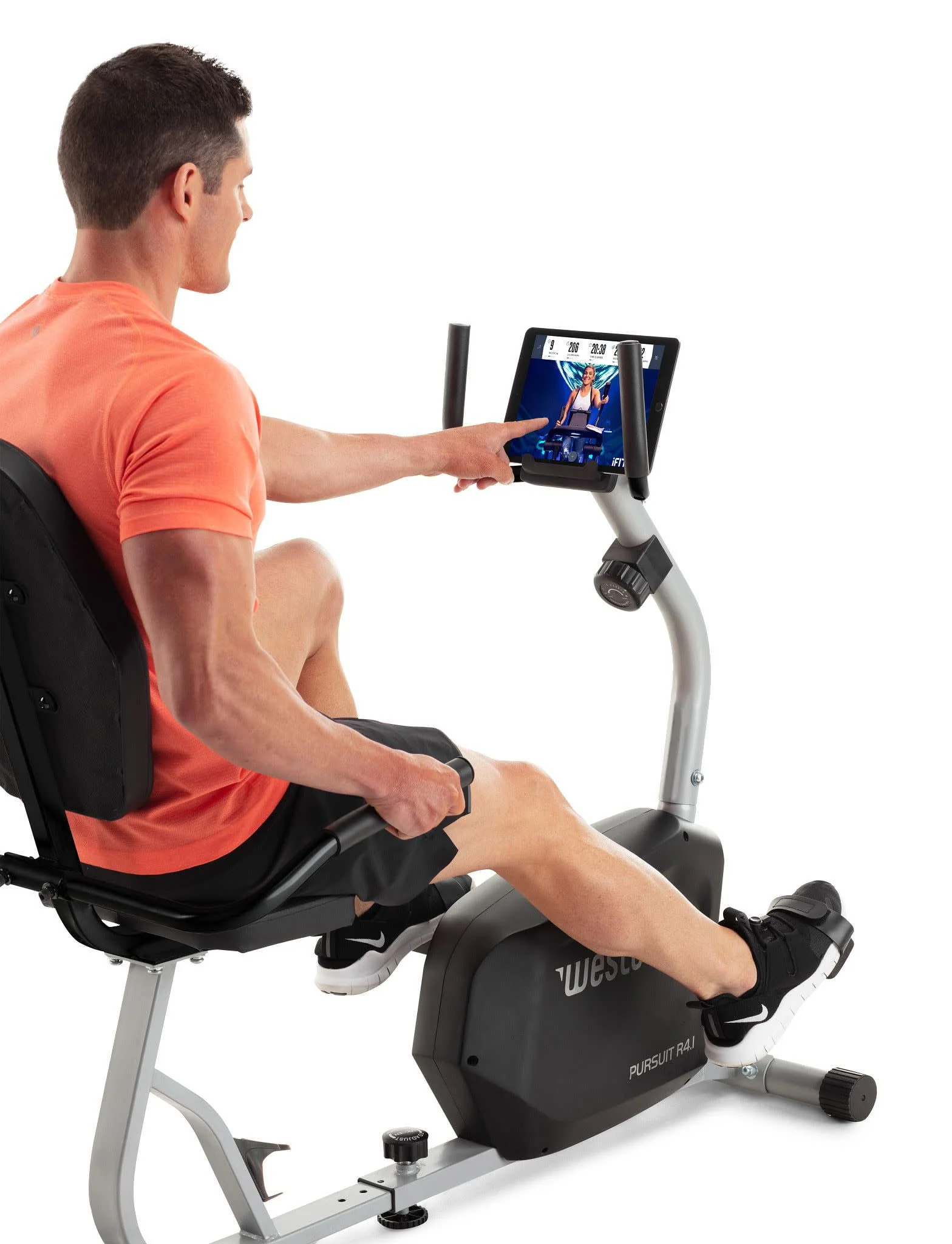 Weslo Pursuit R 4.1 Recumbent Exercise Bike with Inertia-Enhanced Flywheel