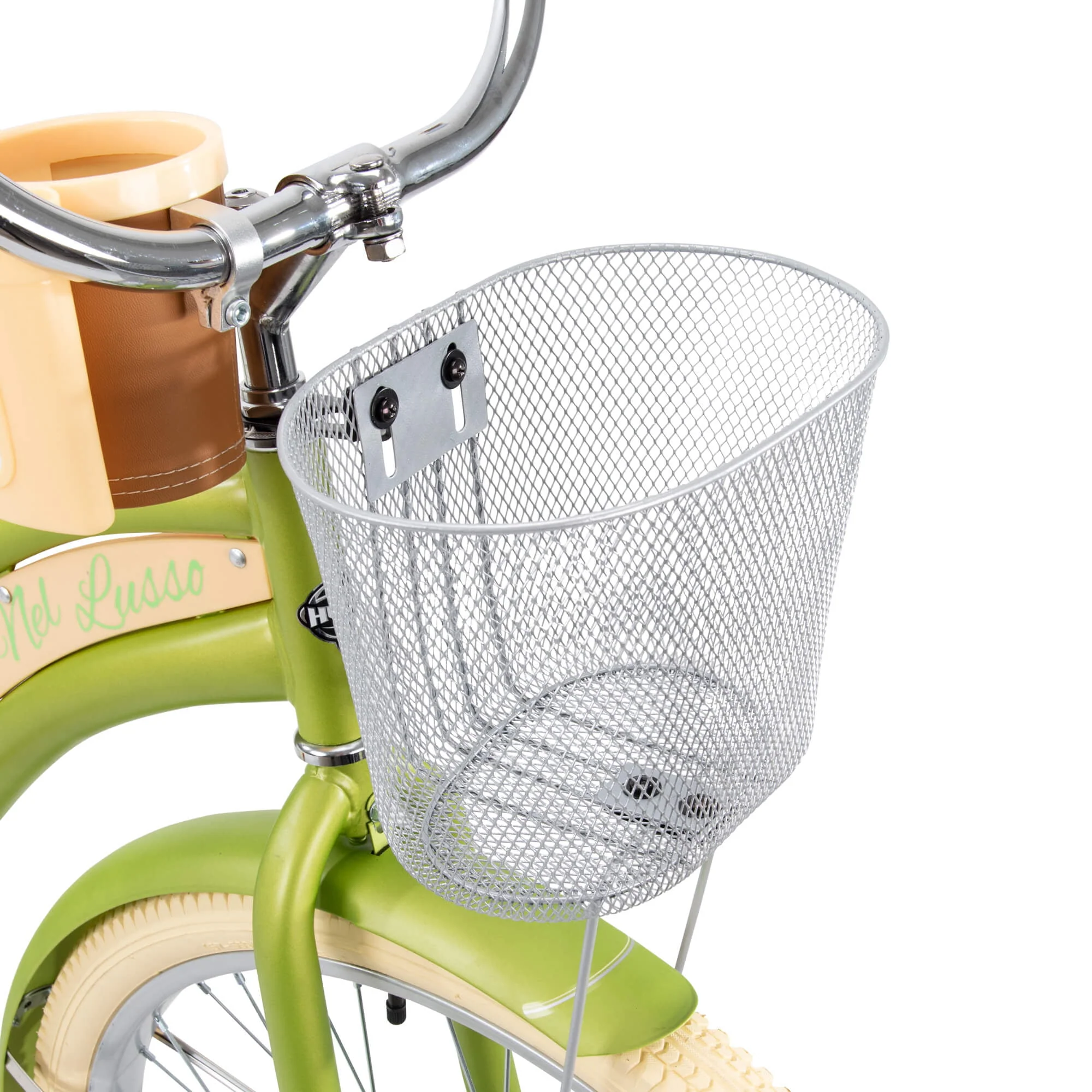 Nel Lusso Classic Cruiser Bike with Perfect Fit Frame, Women's, Green, 26