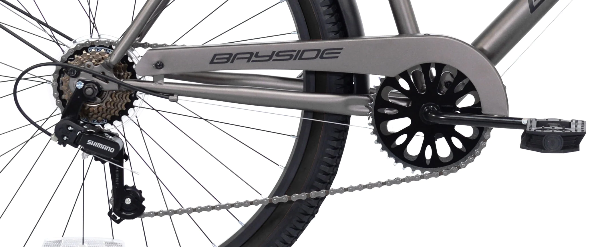 26 In. Bayside Men's Cruiser Bike, Satin Cocoa