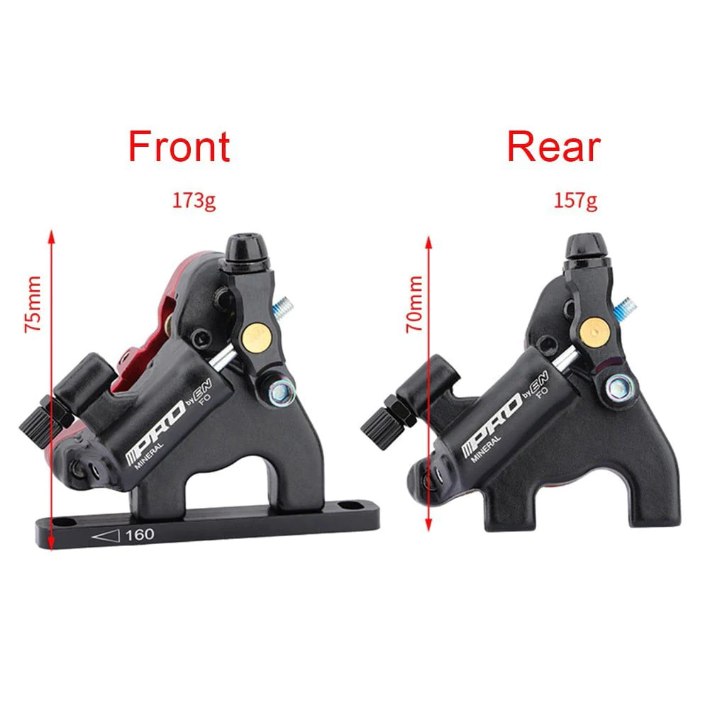 Road Bike Mechanical Line Pulling Hydraulic Disc Brake Flat Mount Caliper