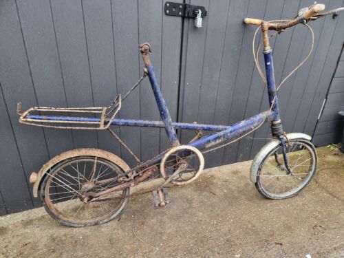 Blue Moulton Deluxe 4 Speed Bicycle Project