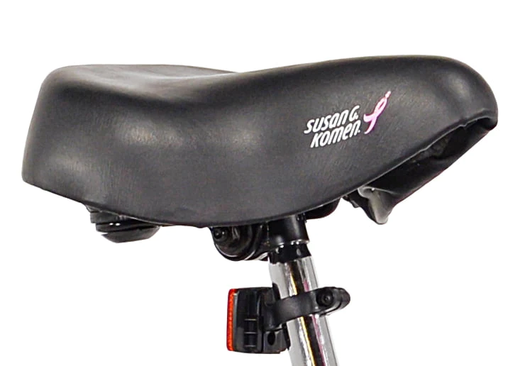 G. Komen 24 In. Multi-Speed Cruiser Girl's Bike, Pink, White and Black