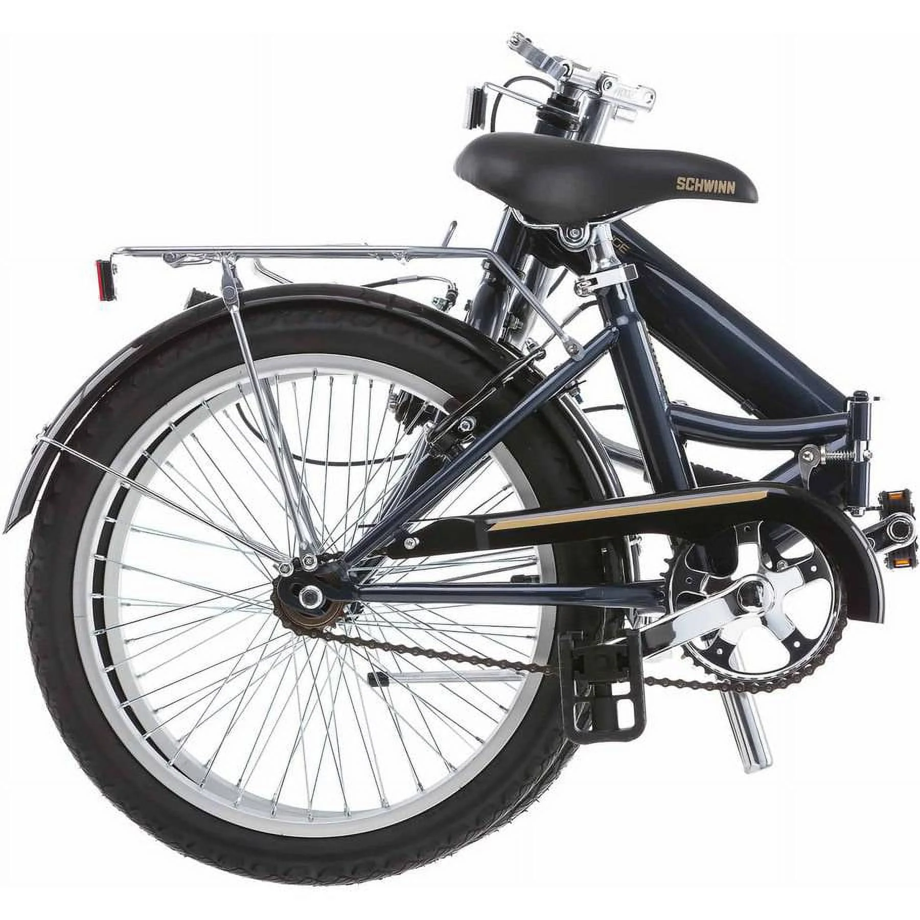 Schwinn 20 In. Hinge Unisex Folding Bike, Gray