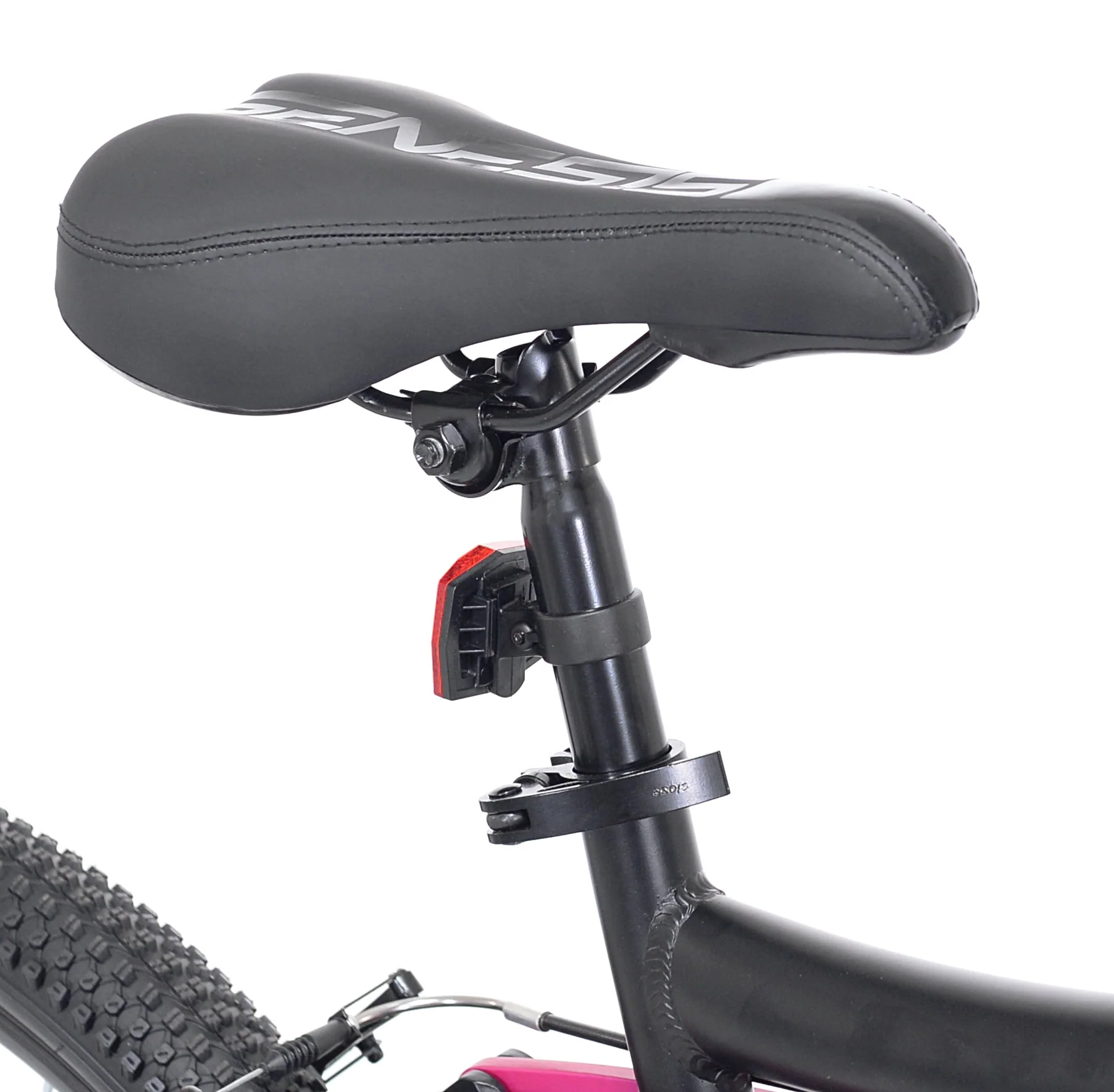 Genesis 26 In. Maeve Women's Mountain Bike, Black and Pink