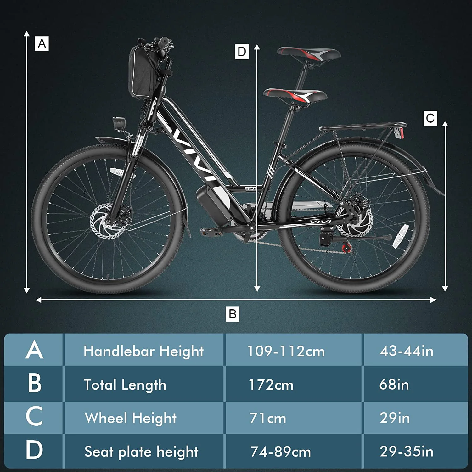 Vivi Electric Bike 26