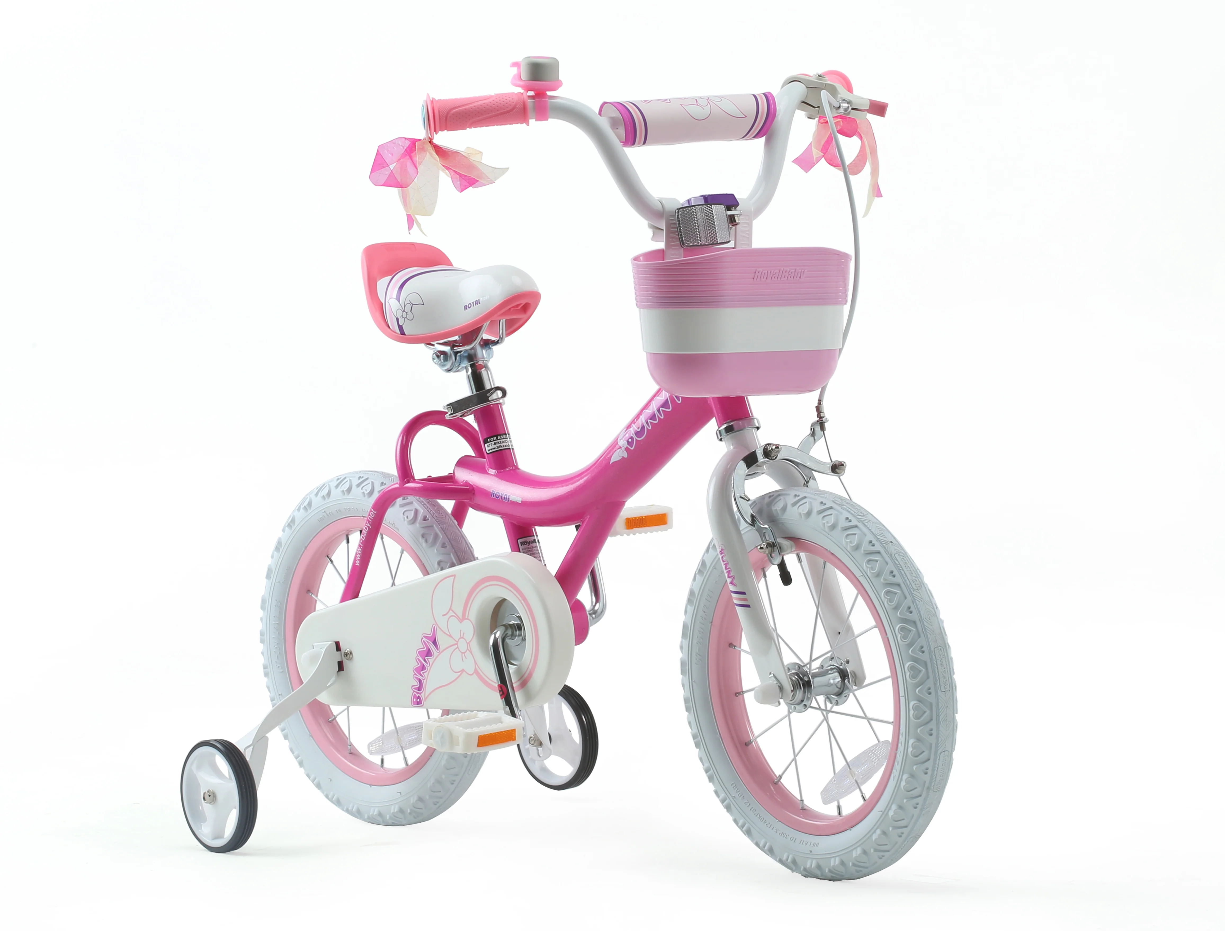 Royalbaby Bunny Girl&s;s Bike, 14 inch wheels, Fuschia