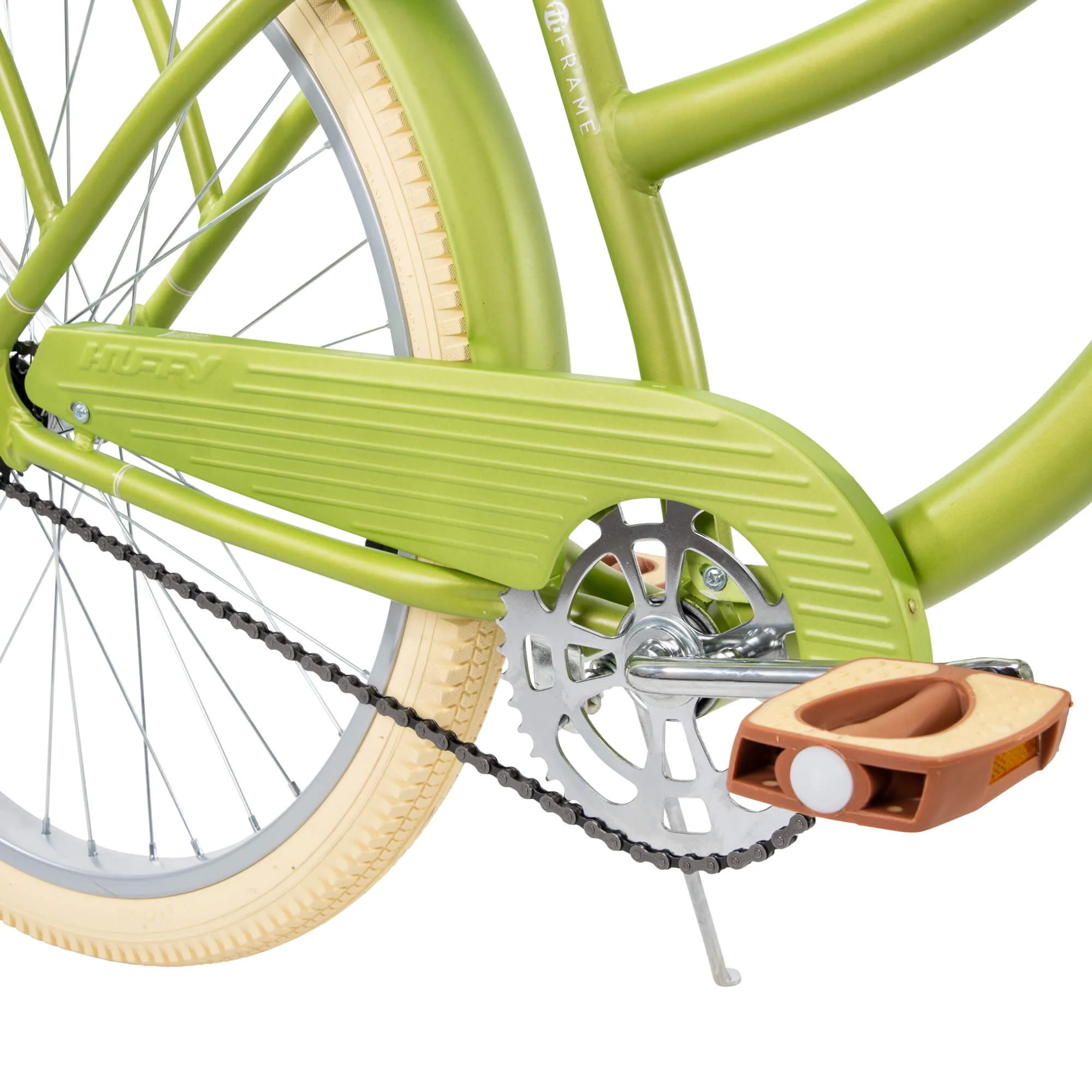 Huffy, Nel Lusso Classic Cruiser Bike with Perfect Fit Frame, Women's, Green, 26