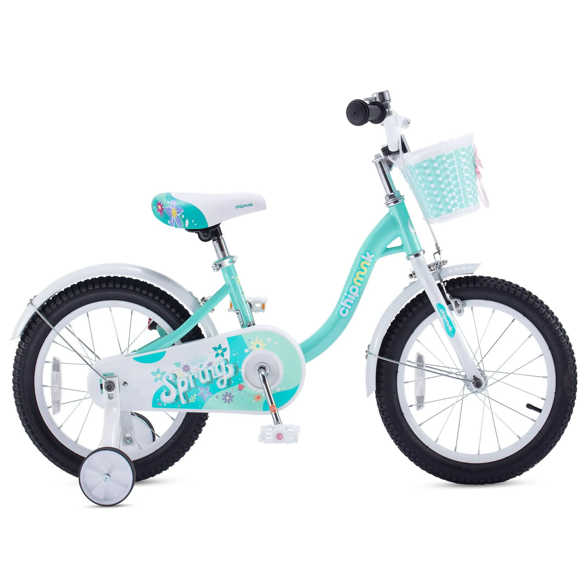 royalbaby chipmunk girls bike,16 inch kids bike with basket girl cycle bikes for age 4-7 years with training wheels children