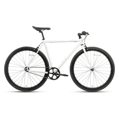 AVASTA BA9002WF-12 700C 47 Inch Single Speed Loop Fixed Gear Urban Commuter Fixie Bike with High-TEN Steel Frame for Adults 4' 10