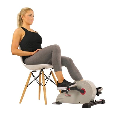 Sunny Health & Fitness Magnetic Under Desk Exercise Bike