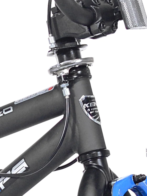 Kent Bicycle 20 in. Chaos Boy's Child Bicycle, Matte Black and Blue