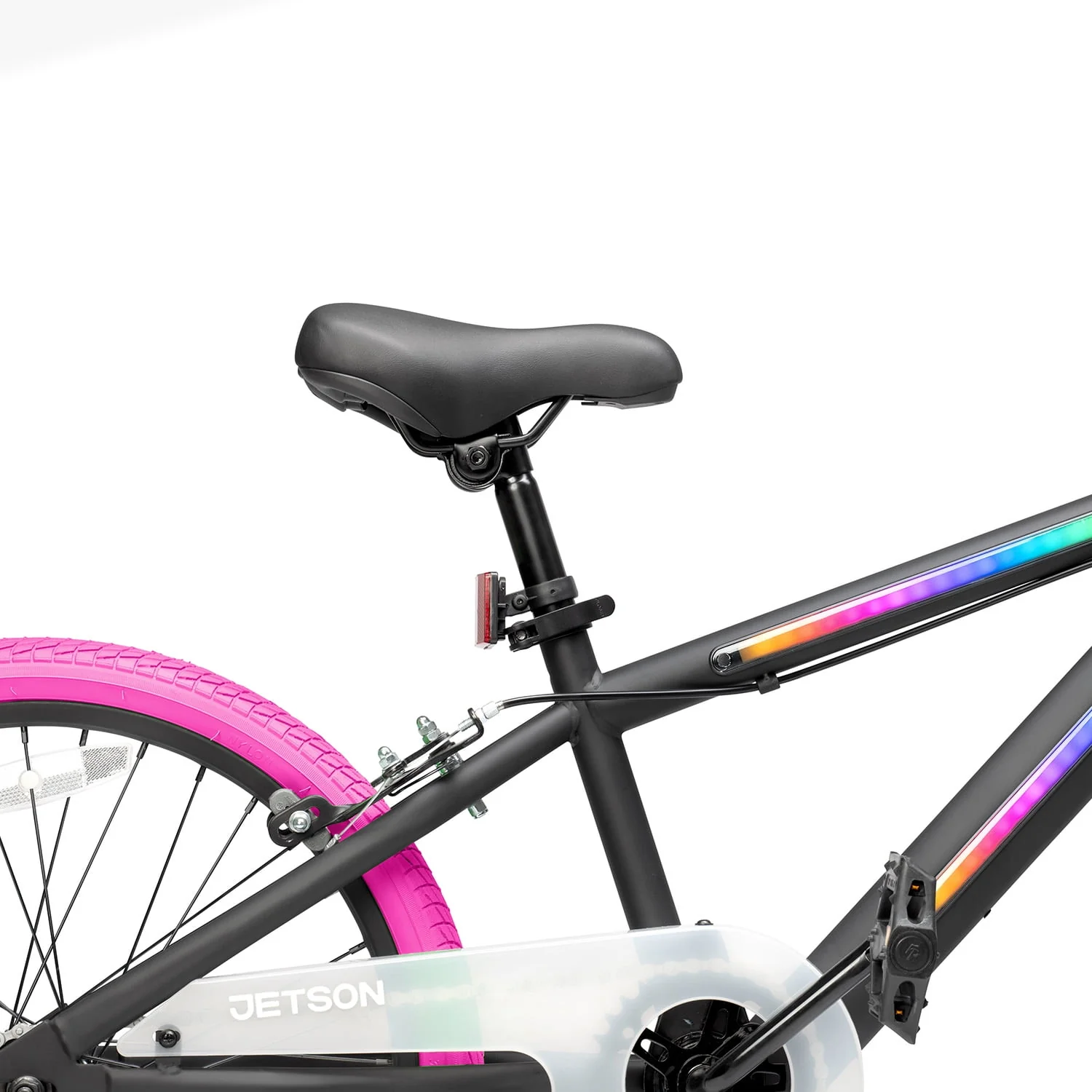 Jetson Light Rider X 20” Wheels Kids’ Light-up Unisex Bike, Ages 5 – 9, Includes Light-up Frame, Three Different Light Modes, Adjustable Handlebar, Seat height, Kids Bicycles, Pink