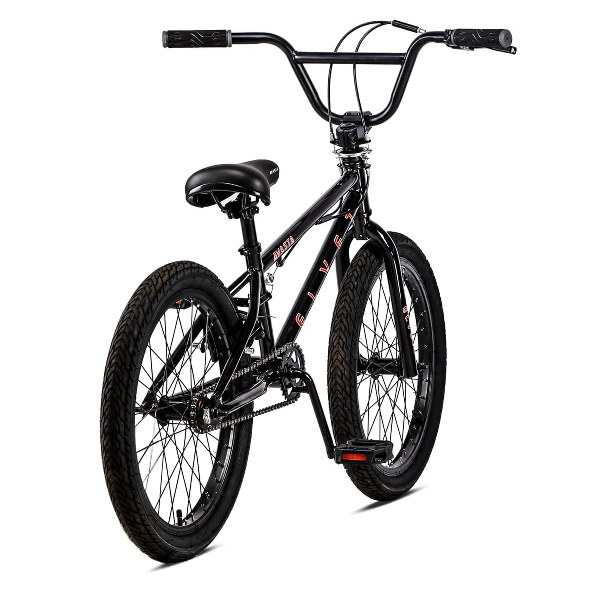 AVASTA 20 Inch Kid BMX Bicycle for Beginner Riders, Ages 8 & Up, Black