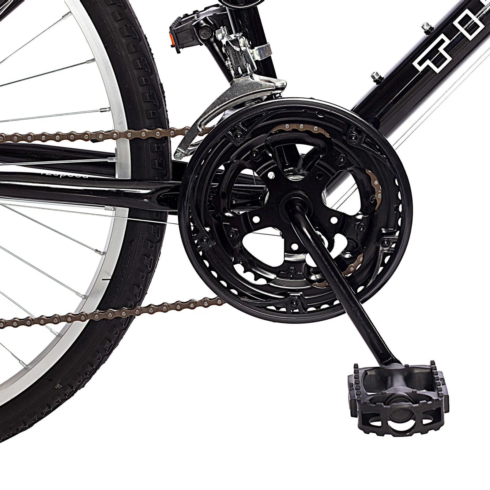 Titan Wildcat 18-Speed Women's Mountain Bike, Lavender and White