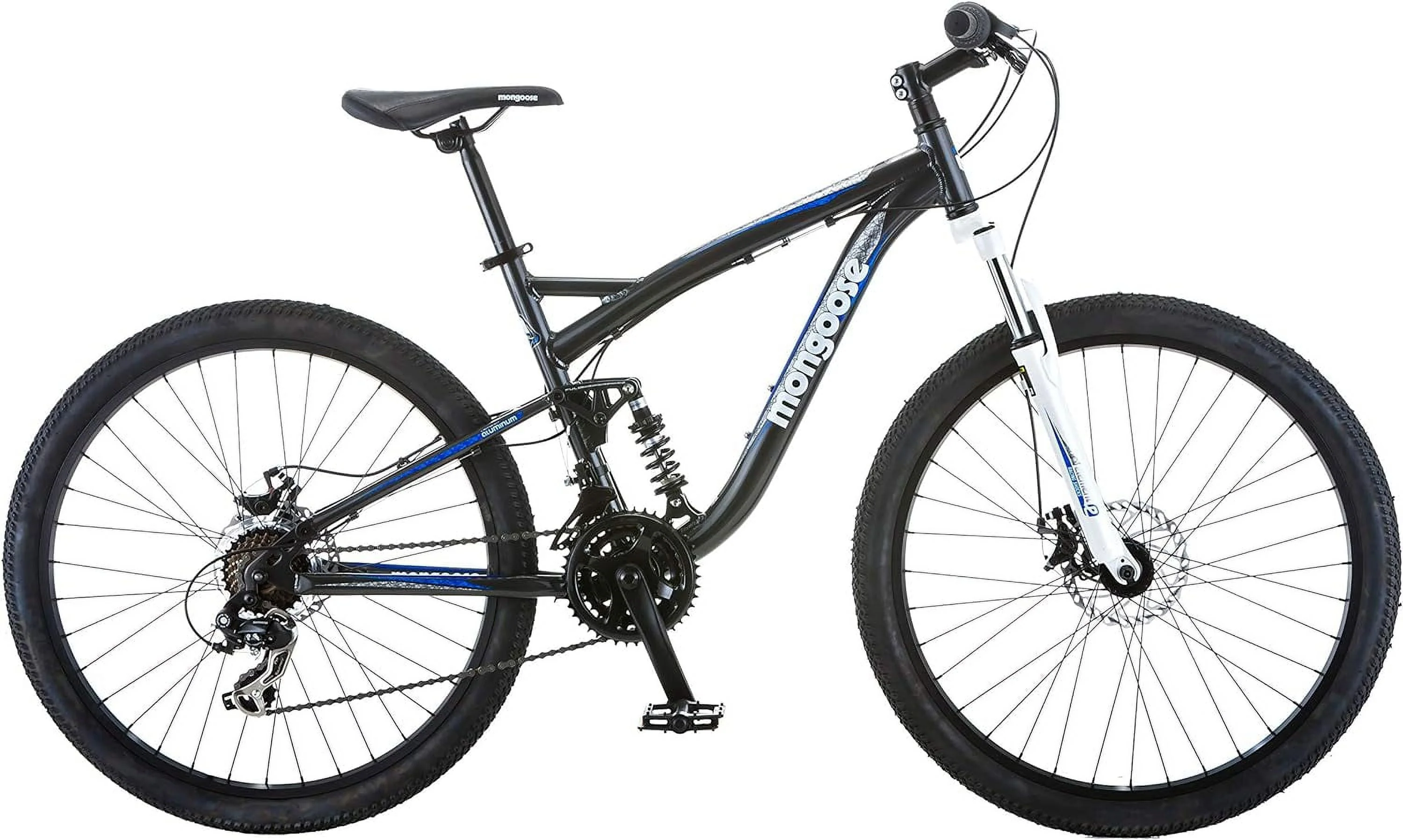Mongoose Men's Detour Mountain Bike, 18-Inch/Medium