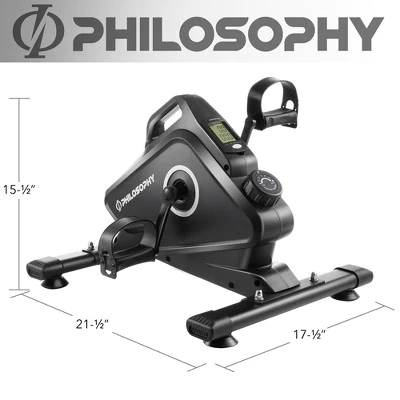 Under Desk Bike Pedal Exerciser - Professional Mini Exercise Cycle