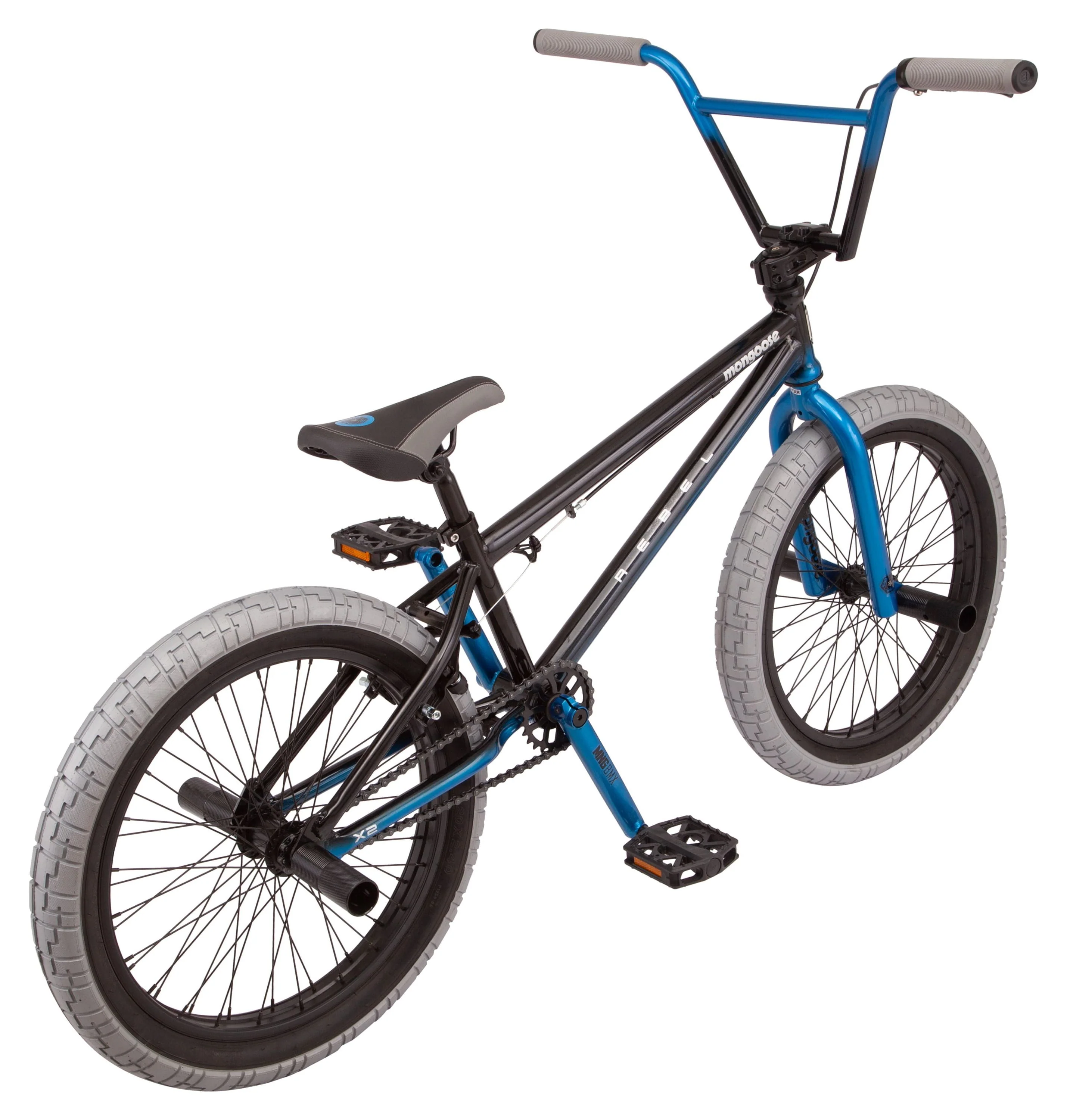 Mongoose 20-in. Rebel X2 Boy's BMX Bike, Black & Blue
