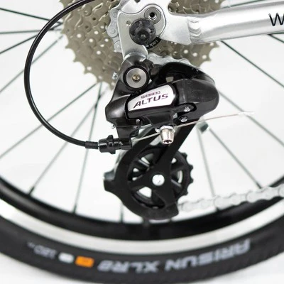 ZiZZO Liberte 8-Speed Aluminum 20" Folding Bike - Silver Black