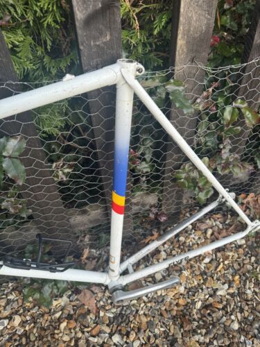 RALEIGH FLYER MENS RACING BICYCLE BIKE - WHITE - 23" FRAME