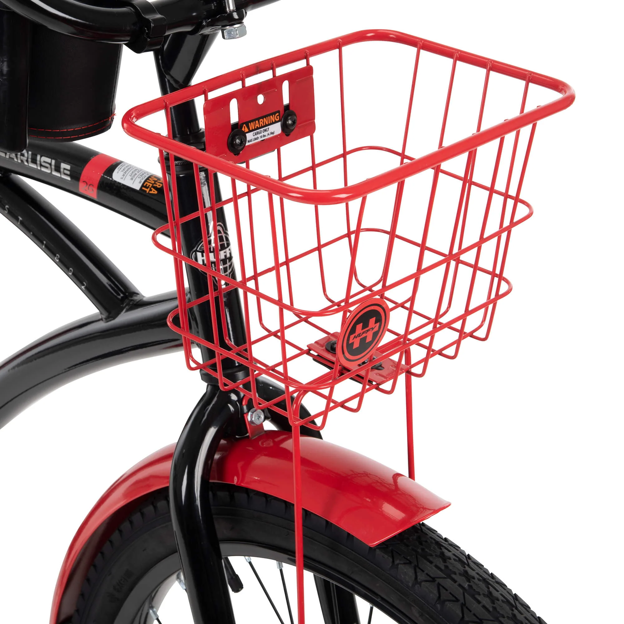 26 In. Carlisle Men’s Comfort Cruiser Bike, Black