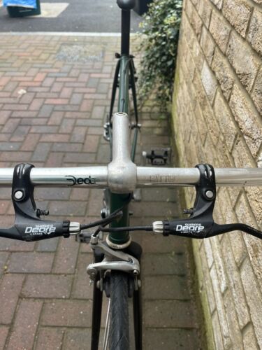 Green steel racer Reynolds 531 49 inch frame fits 5’10