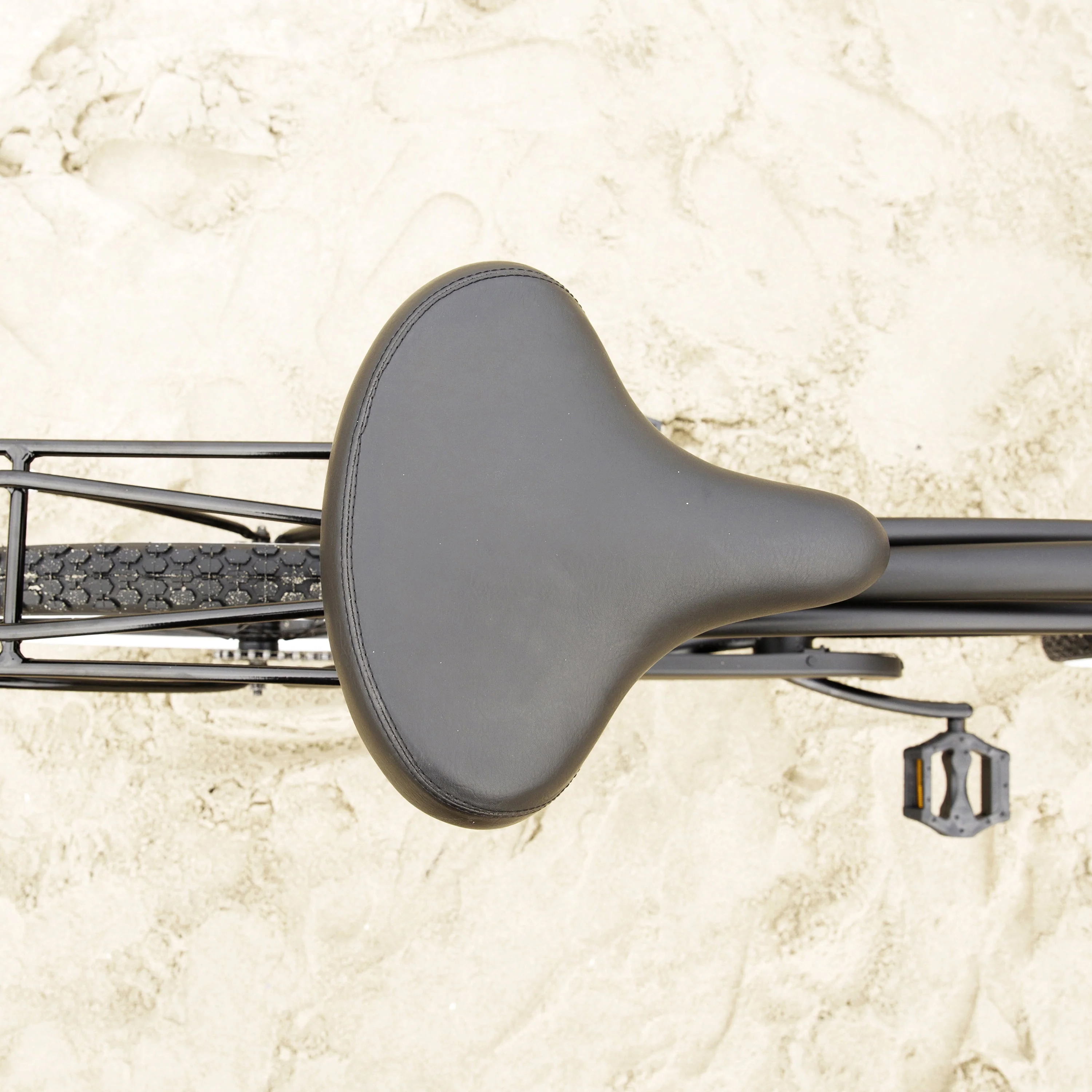 sixthreezero Around the Block Men's Single Speed Beach Cruiser Bicycle with Rear Rack, 26