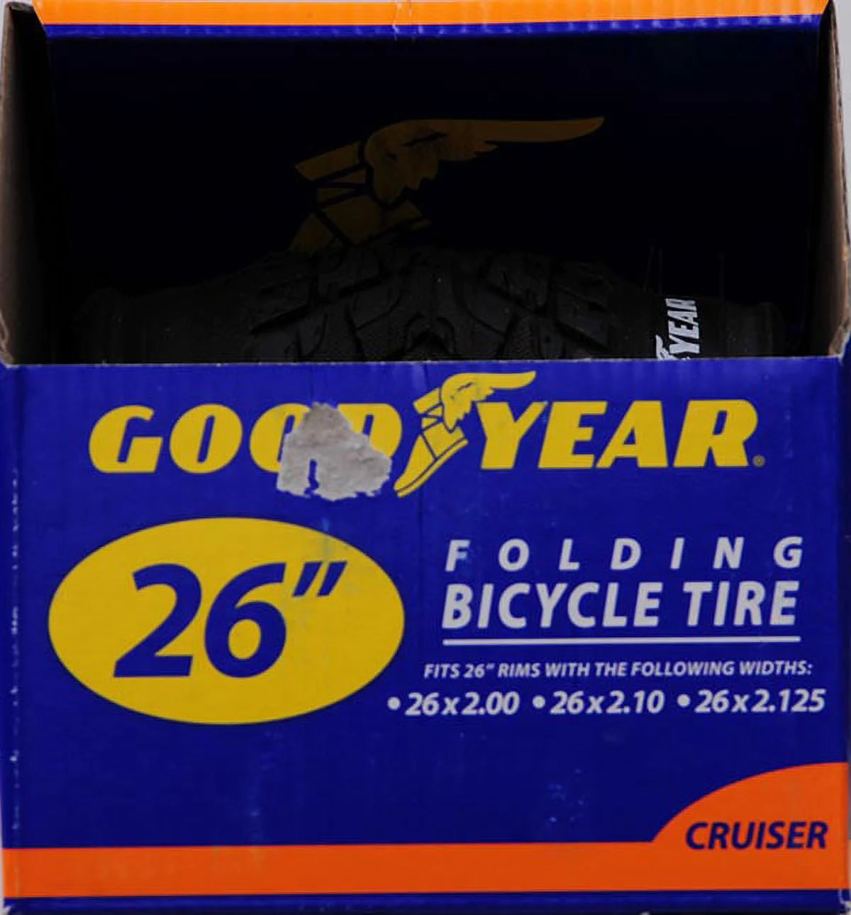 Goodyear 26 x 2.125 Cruiser Bike Tire, Black