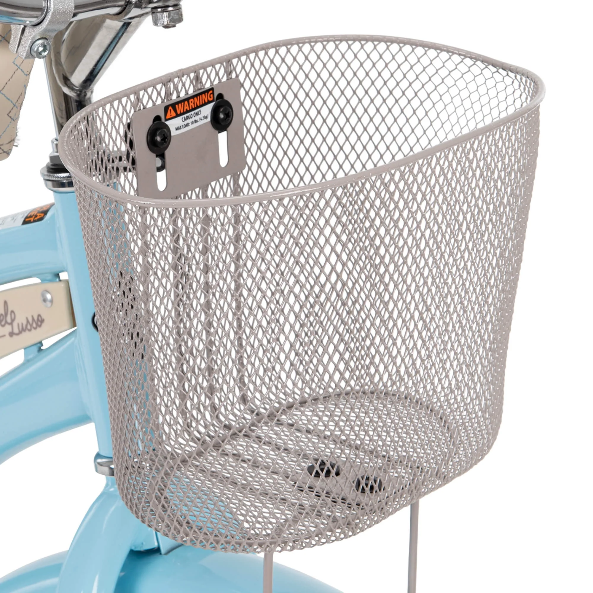 24 In. Girls Nel Lusso Women's Classic Beach Cruiser Bike, Light Blue