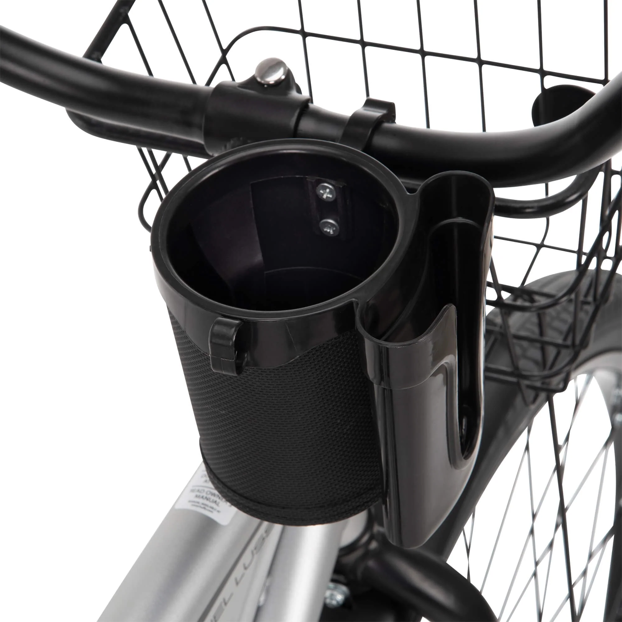 26 In. Nel Lusso Men’s Beach Cruiser Bike, Silver