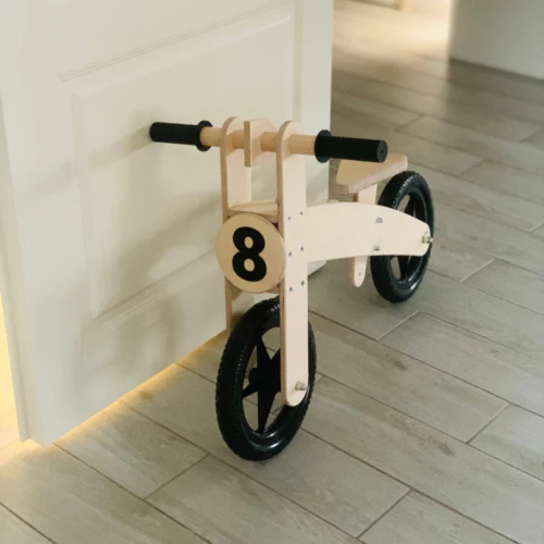 Baby Balance Bike made of plywood StrideStar